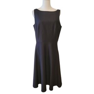 Banana Republic Chocolate Brown Sleeveless Fit & Flare Dress Size 12